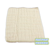 OsoCozy Organic Cotton Prefolds Factory Seconds Dozen