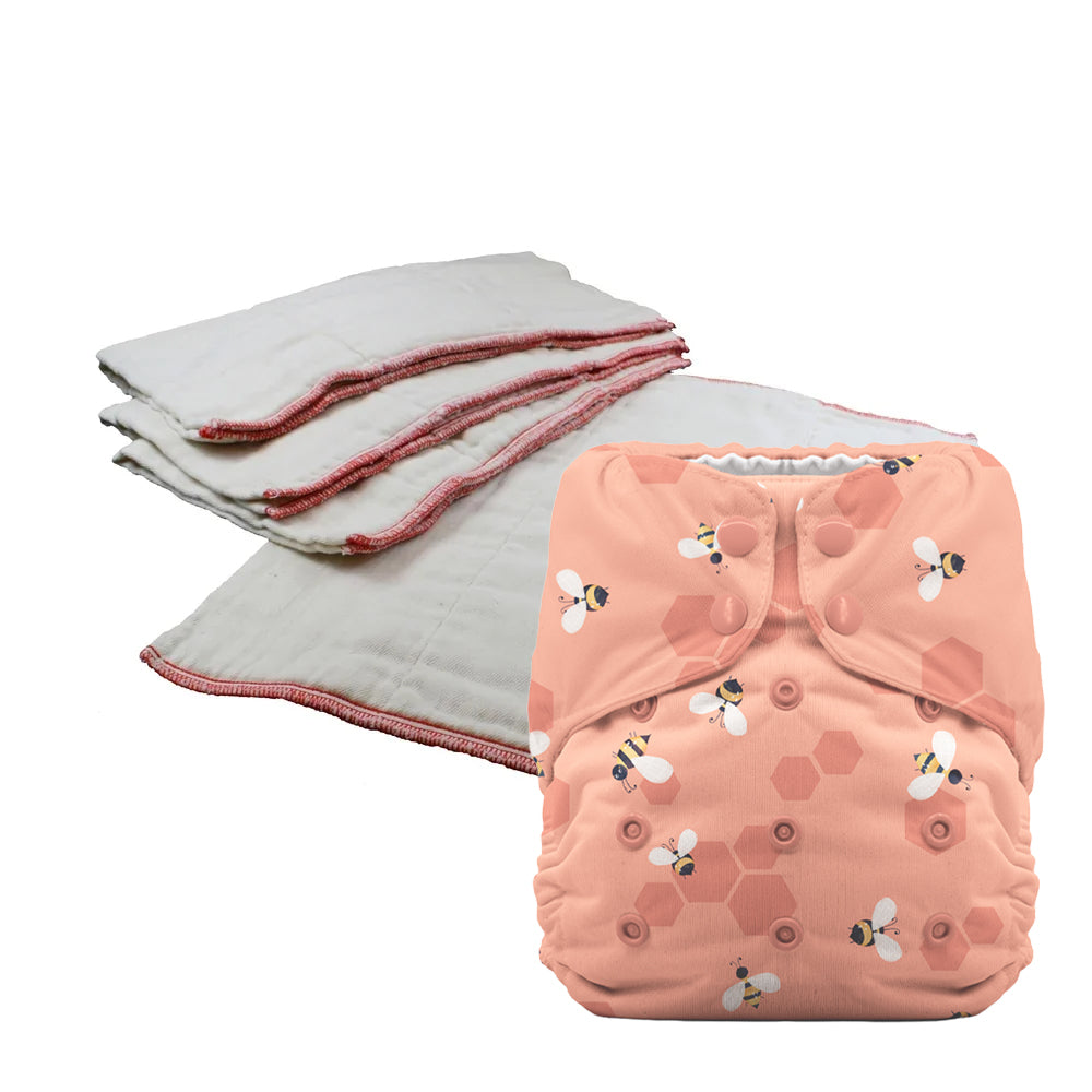 Better-Fit Prefold Trial Package with Thirsties Duo Covers