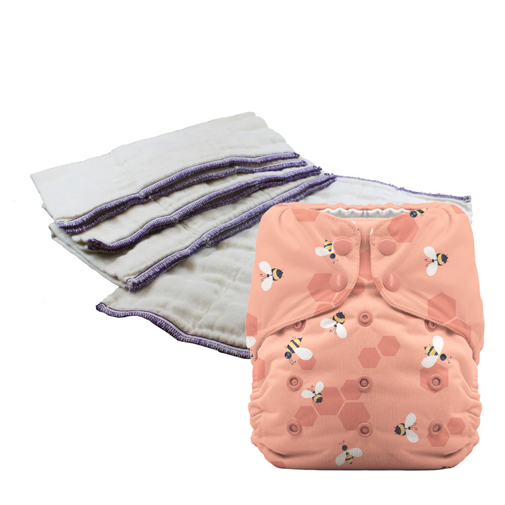 Better-Fit Prefold Trial Package with Thirsties Duo Covers