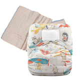 Unbleached Prefold Trial Package with Thirsties Duo Covers