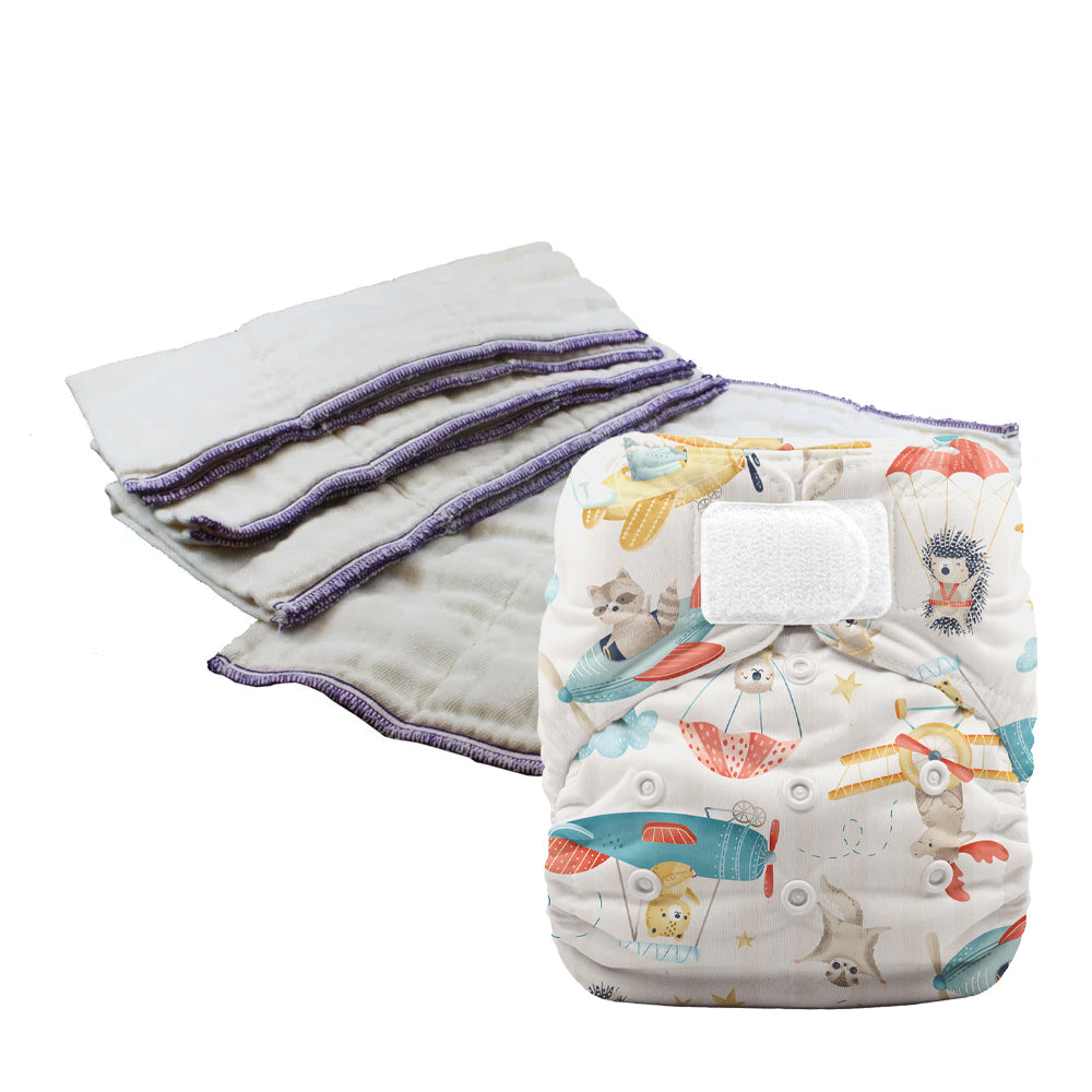Better-Fit Prefold Trial Package with Thirsties Duo Covers