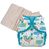 Unbleached Prefold Trial Package with Thirsties Duo Covers