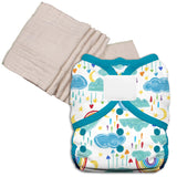 Unbleached Prefold Trial Package with Thirsties Duo Covers