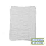 OsoCozy Bleached Prefolds Factory Seconds (dozen)