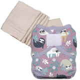 Unbleached Prefold Trial Package with Thirsties Duo Covers