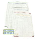 OsoCozy Bleached Prefolds Factory Seconds (dozen)