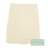 OsoCozy Unbleached Prefolds Factory Seconds (dozen)