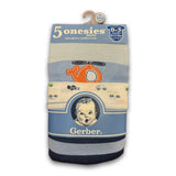 Clearance Gerber Short Sleeved Onesies  - 5 Pack