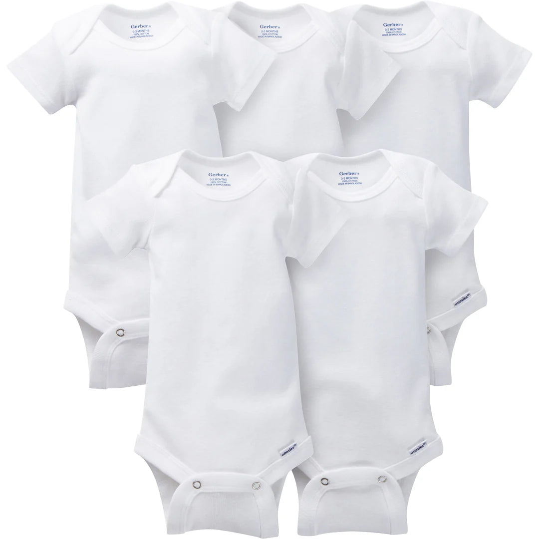Get Your Gerber Short Sleeved Onesies Perfect for Your Little