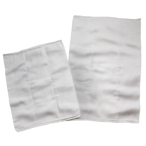 Chinese Prefold Cloth Diapers Bleached (dozen) - Great for Burp