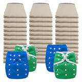 Better Fit Economy Prefold Diaper Packages with OsoCozy One Size Covers