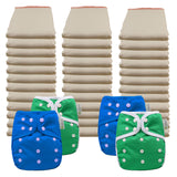 Better Fit Economy Prefold Diaper Packages with OsoCozy One Size Covers