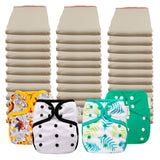 Better Fit Economy Prefold Diaper Packages with OsoCozy One Size Covers