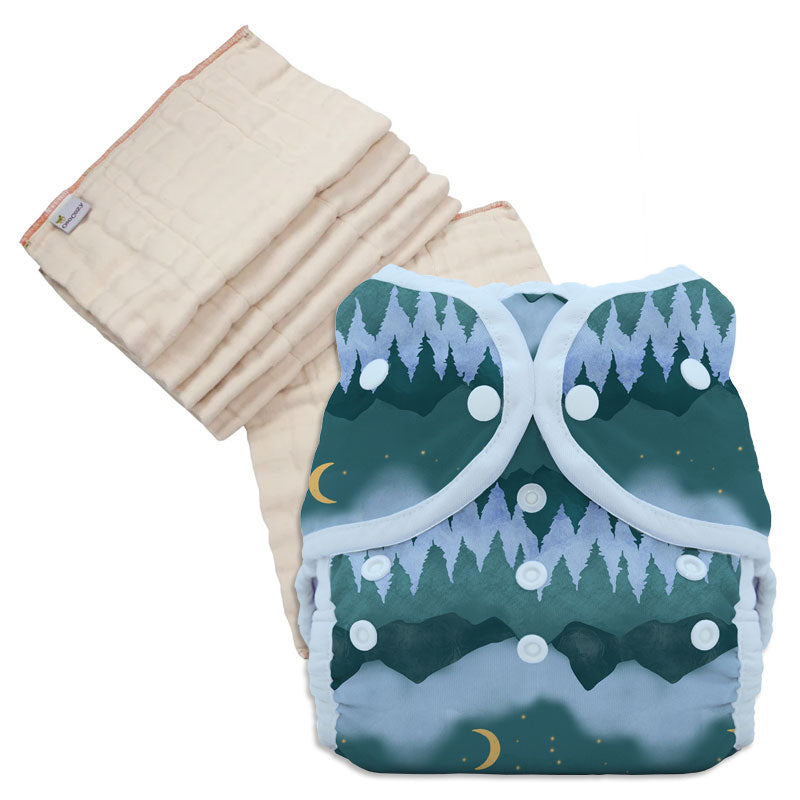 Better-Fit Prefold Trial Package with Thirsties Duo Covers
