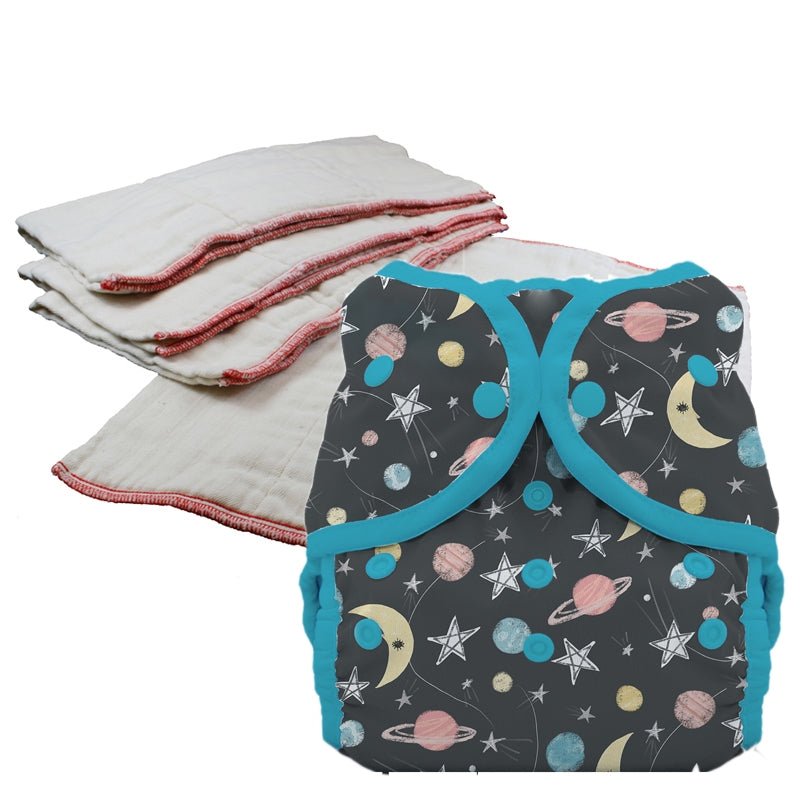 Better-Fit Prefold Trial Package with Thirsties Duo Covers