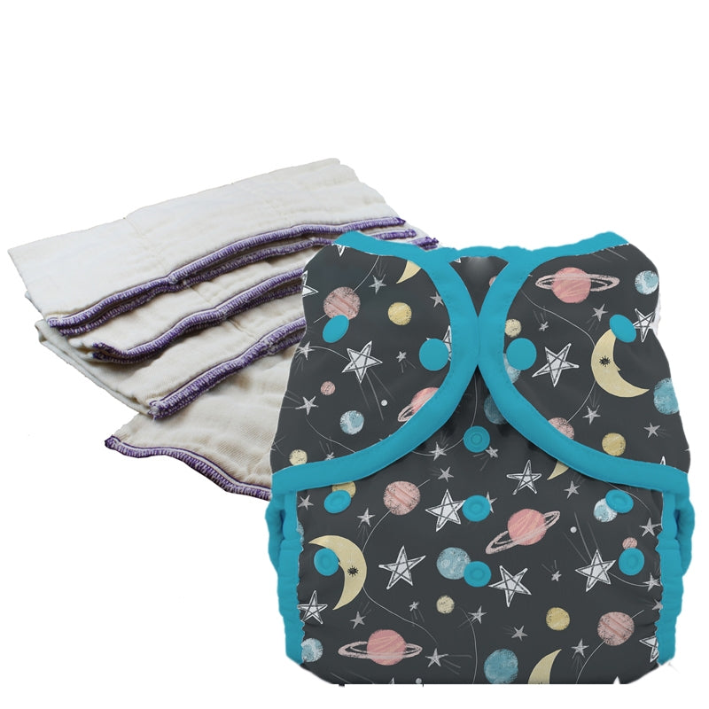 Better-Fit Prefold Trial Package with Thirsties Duo Covers